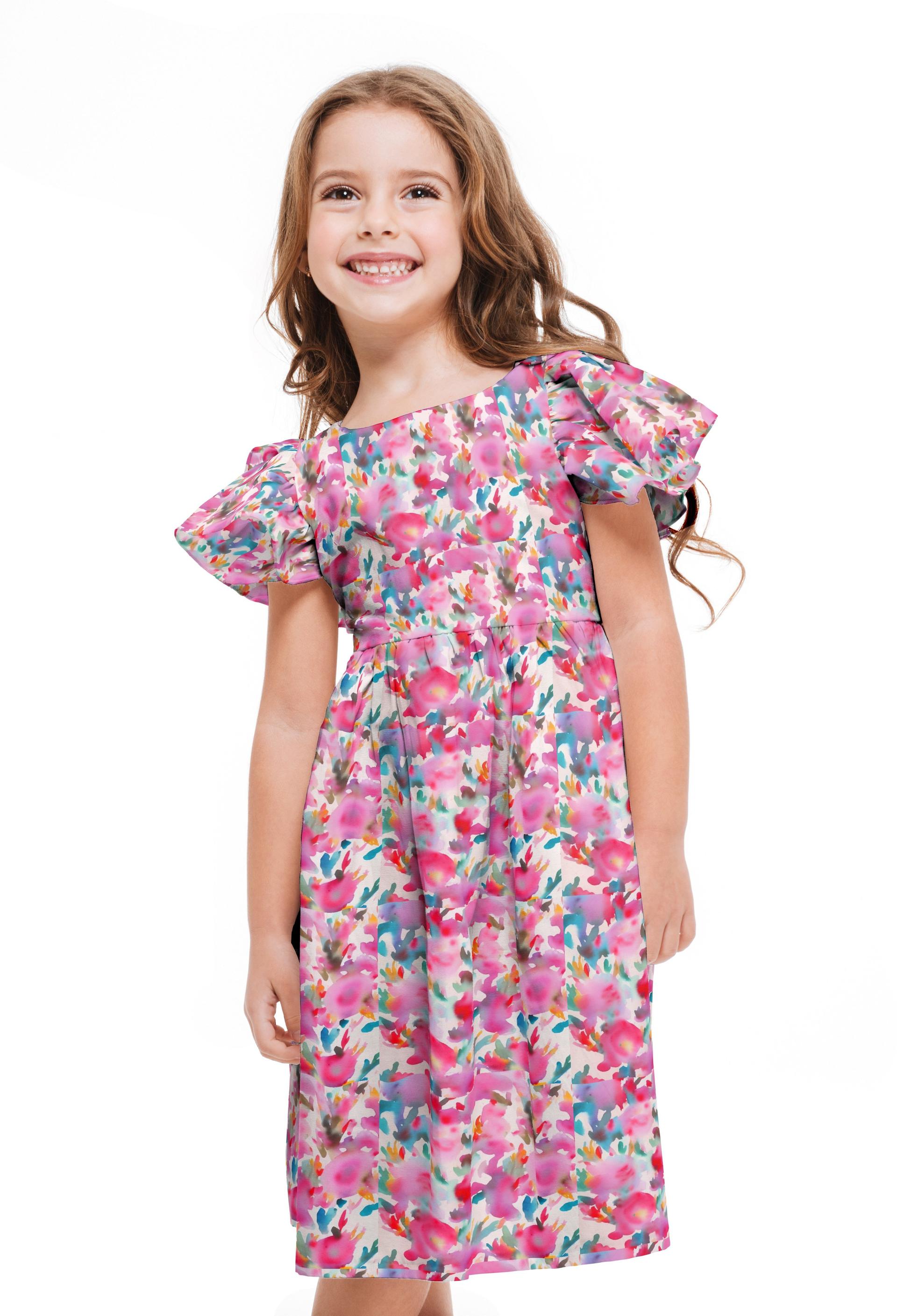 Image of small girl wearing a dress